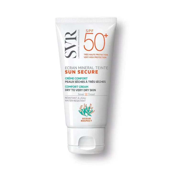 SVR SUN SECURE ECRAN MINERAL TEINTE SPF50+ PEAUX SECHES A TRES SECHES 50ML
