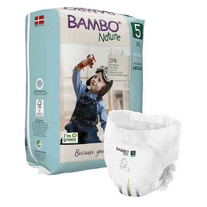 BAMBO NATURE CULOTTE D'APPRENTISSAGE TAILLE 5 12-18KG BOITE DE 19
