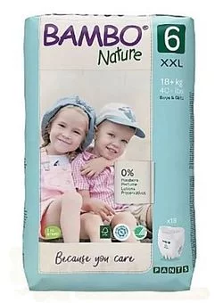 BAMBO NATURE CULOTTE D'APPRENTISSAGE TAILLE 6 +18KG BOITE DE 18