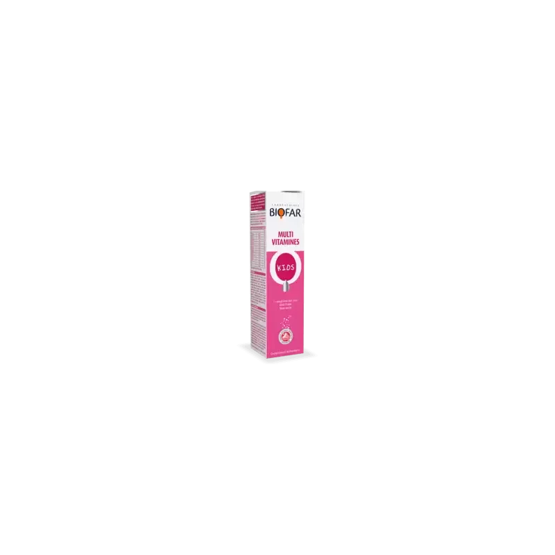 BIOFAR KIDS MULTIVITAMINES BOITE DE 20 COMPRIMES EFFERVESCENTS