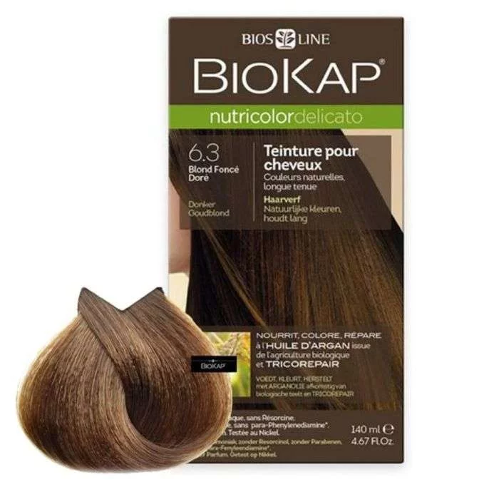 BIOKAP NUTRICOLOR DELICATO NUMERO 6.3 BLOND FONCE DORE