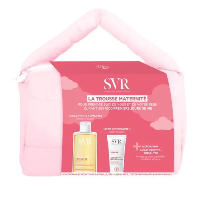 SVR LA TROUSSE MATERNITE HUILLE LAVANTE TOPYALISE 400ML + CREME HPPI CICAVIT+ 40ML + BAUME PROTECT+ TOPYALISE 10ML