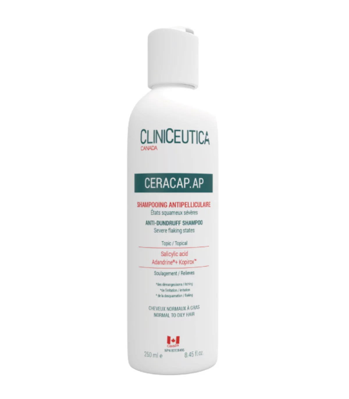 CLINICEUTICA CERACAP AP SHAMPOOING CHEVEUX NORMAUX A GRAS 250ML
