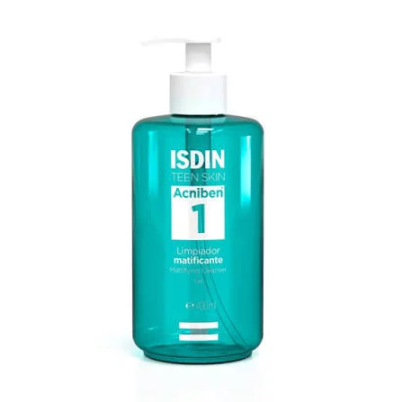 ISDIN ACNIBEN 1 OILY SKIN MATTIFYING CLEANSER GEL 400ML