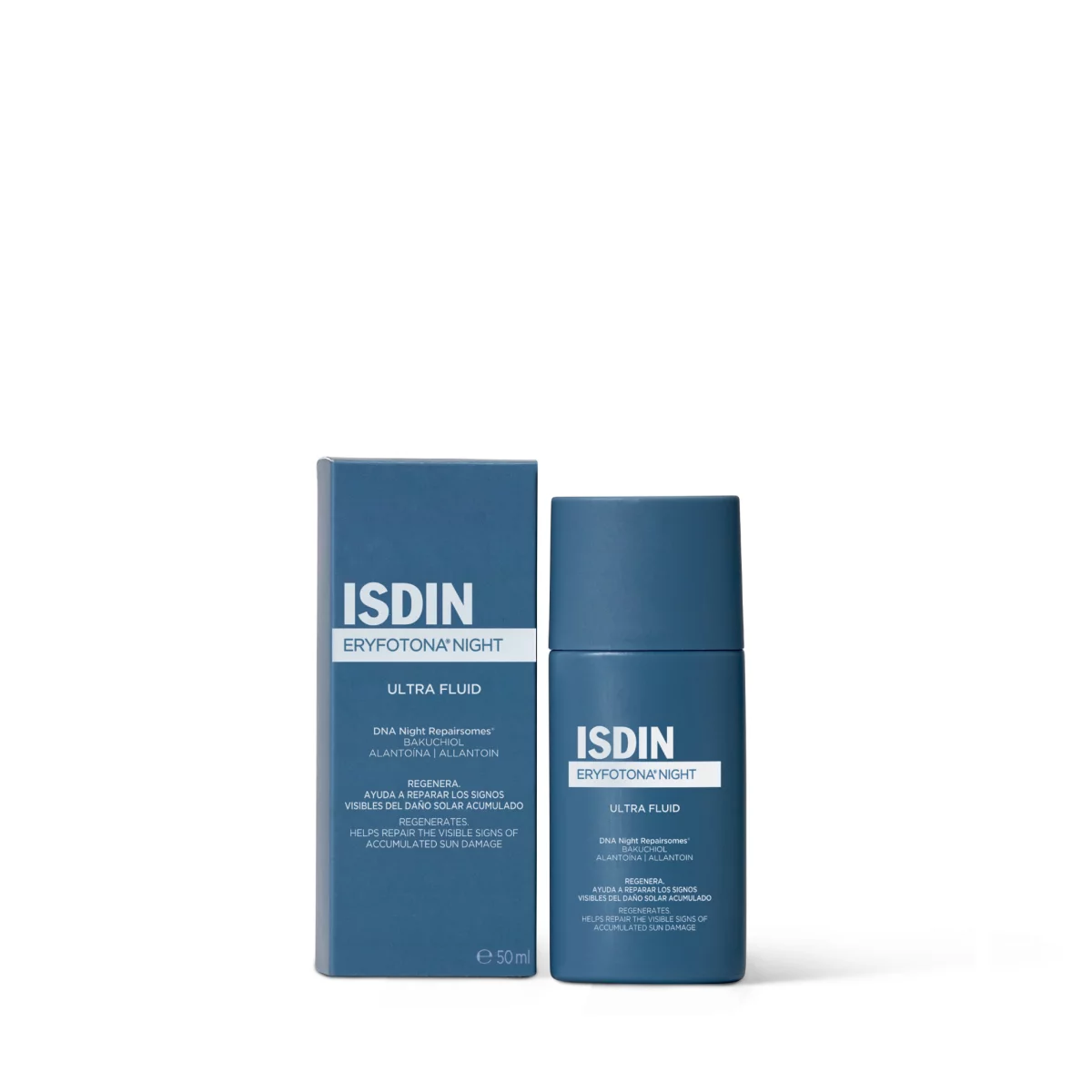 ISDIN ERYFOTONA NIGHT ULTRA FLUID DNA NIGHT REPAIRSOMES BAKUCHIOL ALLANTOINE ALLANTOIN 50ML
