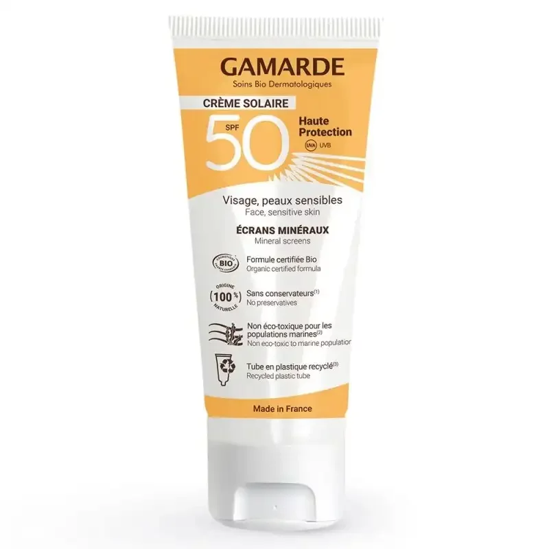 GAMARDE CREME SOLAIRE SPF50+ TOUCHER SEC 40ML