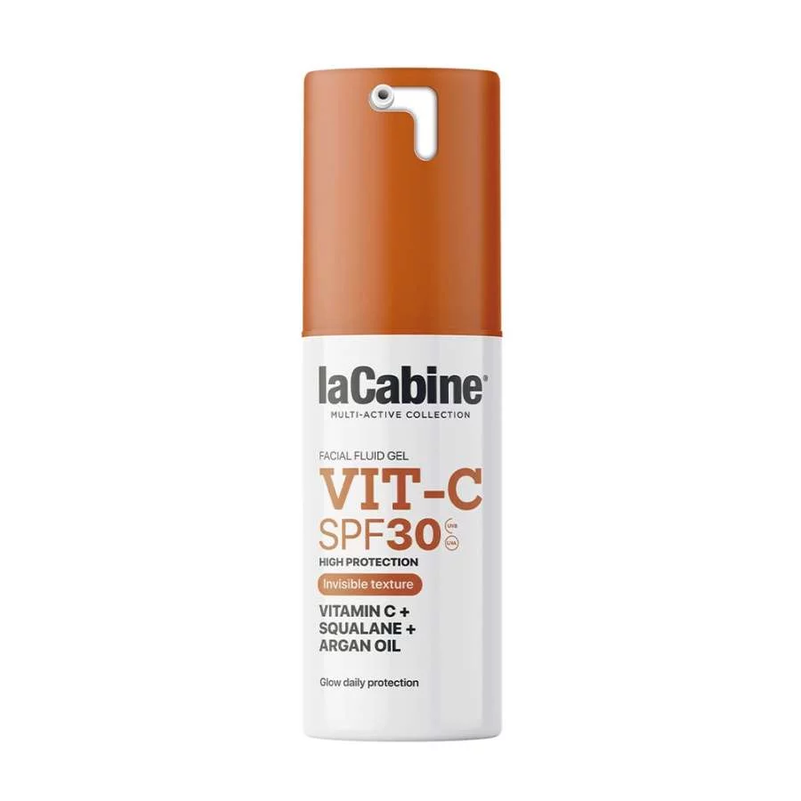LACABINE FACIAL FLUID GEL VIT-C SPF30 INVISIBLE VITAMINE C + SQUALANE+ARGAN OIL 30ML