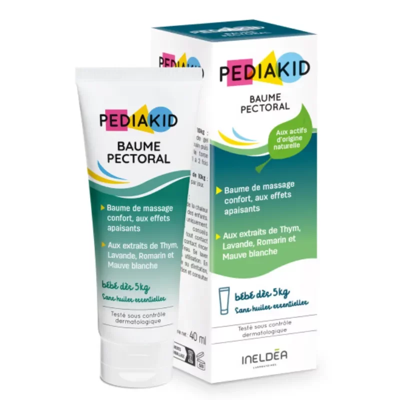 PEDIAKID BAUME DE MASSAGE PECTORAL 40ML