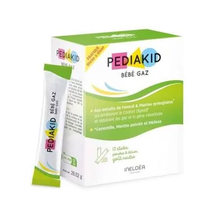 PEDIAKID BEBE GAZ STICK BOITE DE 12