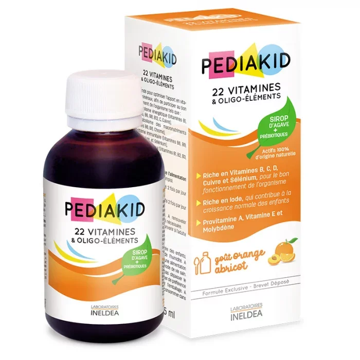 PEDIAKID SIROP 22 VITAMINES 125ML