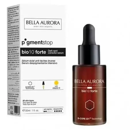 BELLA AURORA PIGMENT STOP BIO 10 TOUS TYPES PEAUX SERUM ECLAT ANTI-TACHES 30ML