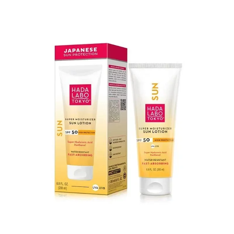 HADA LABO TOKYO SUPER MOISTURIZER SUN LOTION SPF50 200ML