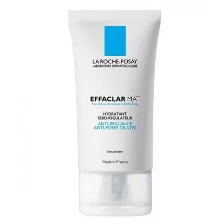 LA ROCHE POSAY EFFACLAR MAT HYDRATANT SÉBO-RÉGULATEUR PEAU GRASSE ET SENSIBLE 40ML