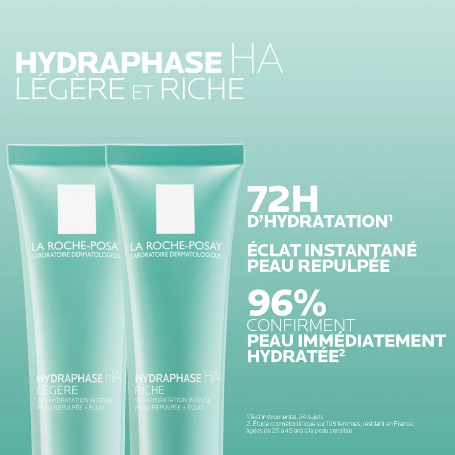LA ROCHE POSAY HYDRAPHASE HA RICHE CREME HYDRATANTE PEAUX SECHES A TRES SECHES 40ML - vue 3