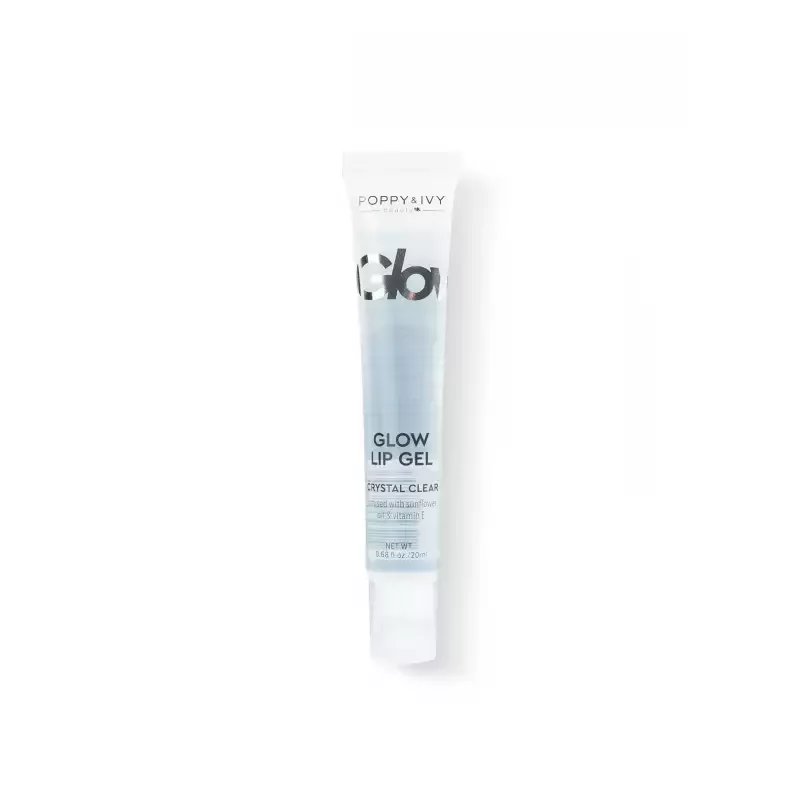 POPPY AND IVY GLOW LIP GEL CRYSTAL CLEAR 20ML REFERENCE MLLG01