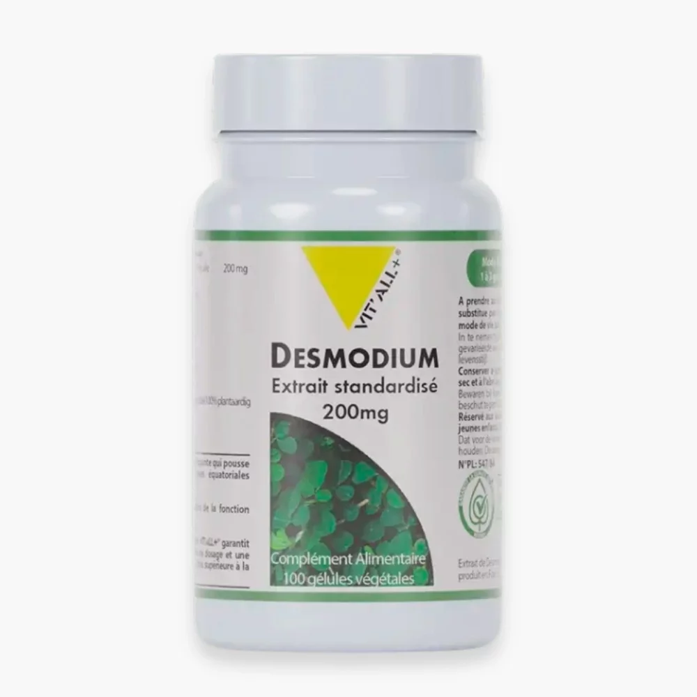 VITALL+ DESMODIUM 200MG BOITE DE 100 CAPSULES