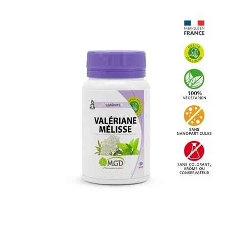 MGD VALERIANE MELISSE BOITE DE 60 GELULES