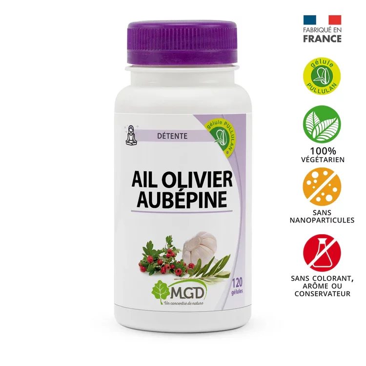 MGD AIL OLIVIER AUBEPINE BOITE DE 120 GELULES