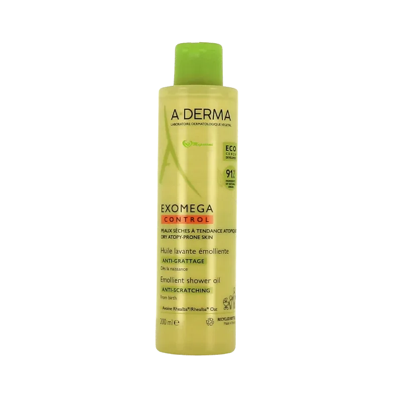 ADERMA EXOMEGA CONTROL HUILE LAVANTE EMOLIENTE ANTI-GRATTAGE 200ML