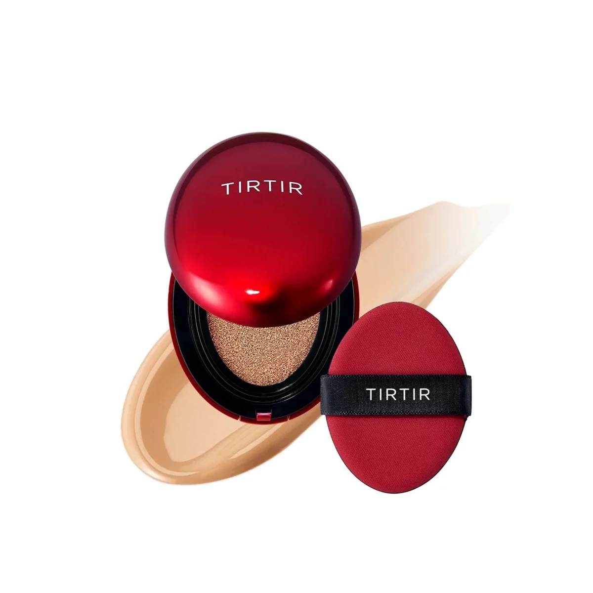 TIRTIR MASK FIT RED FULL SIZE CUSHION FULL COVERAGE NUMERO 27C 18G REFERENCE COOL BEIGE