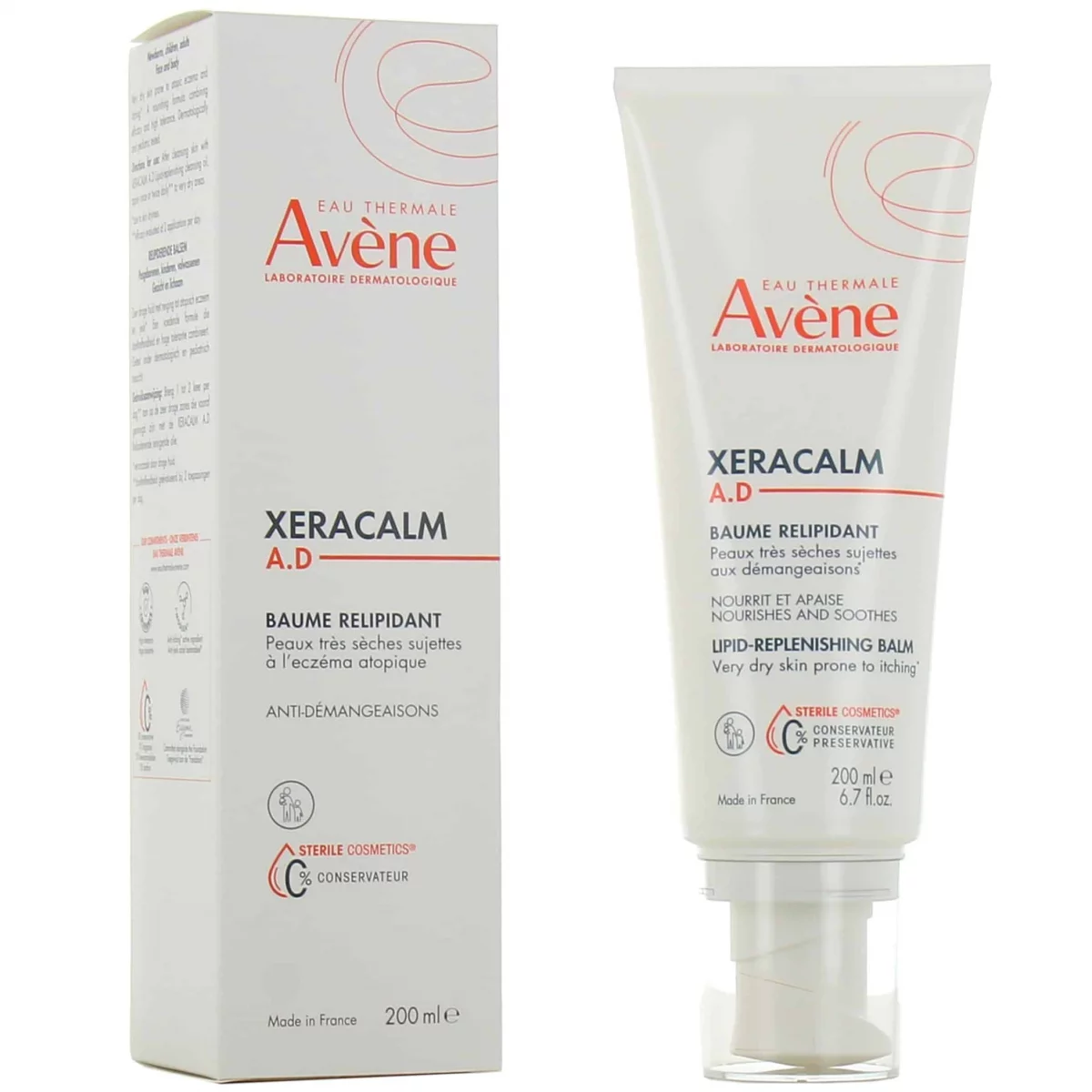 AVENE XERACALM A.D BAUME RELIPIDANT 200ML