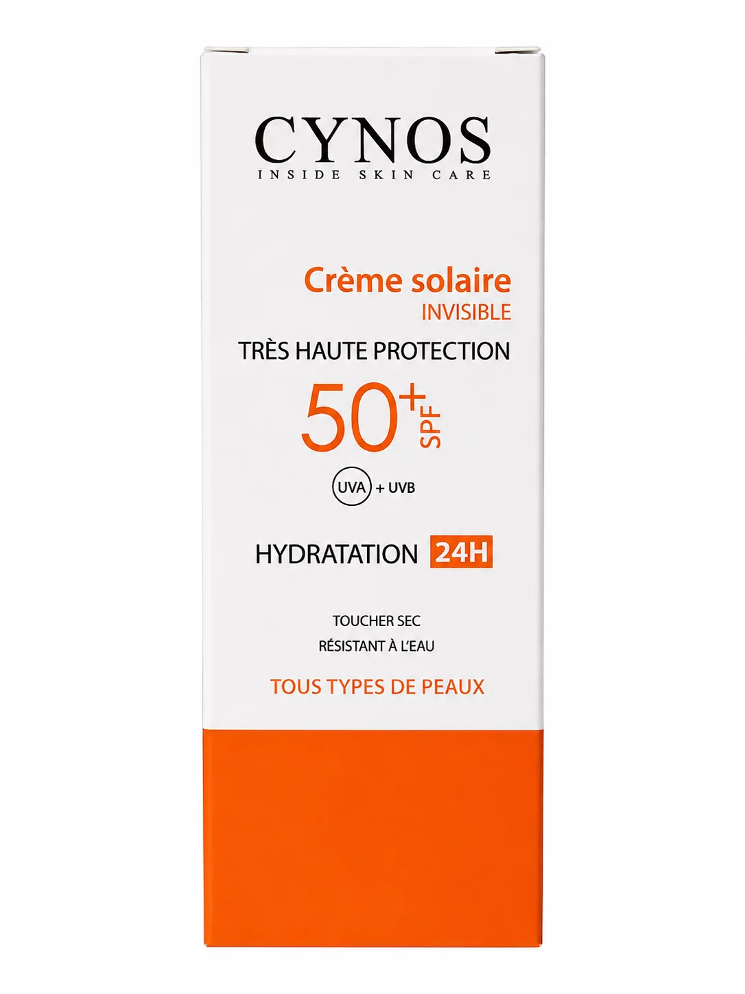 CYNOS CREME SOLAIRE SPF50+ HYDRA 72H TOUCHER SEC 50ML