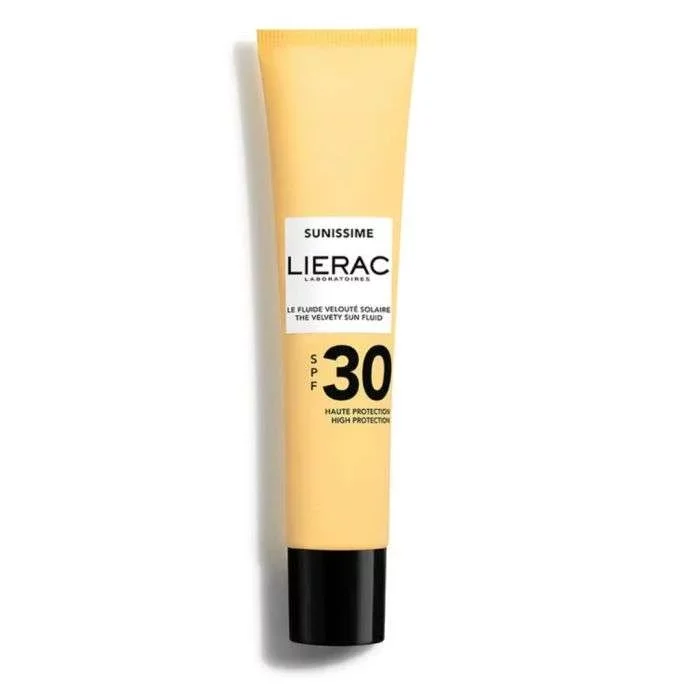 LIERAC SUNISSIME FLUIDE VELOUTE SOLAIRE VISAGE SPF30+ 40ML
