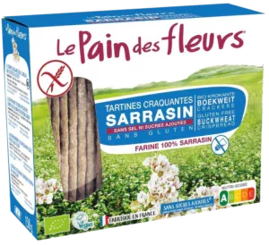 LE PAIN DES FLEURS TARTINES AU SARRASIN SANS GLUTEN 150G