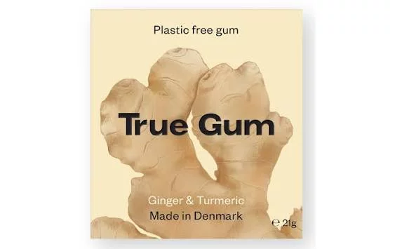 TRUE CHEWING GUM GINGEMBRE CURCUMA SANS SUCRE 21G