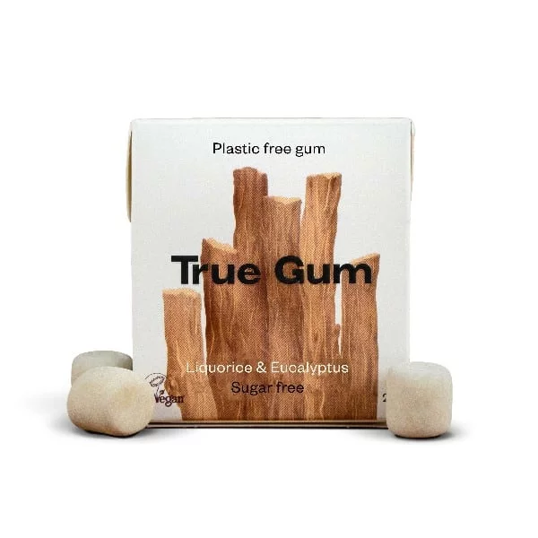 TRUE CHEWING GUM REGLISSE EUCALYPTUS SANS SUCRE 21G
