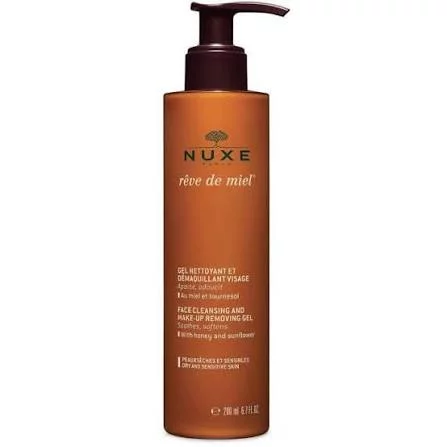NUXE REVE DE MIEL GEL NETTOYANT ET DEMAQUILLANT VISAGE 200ML
