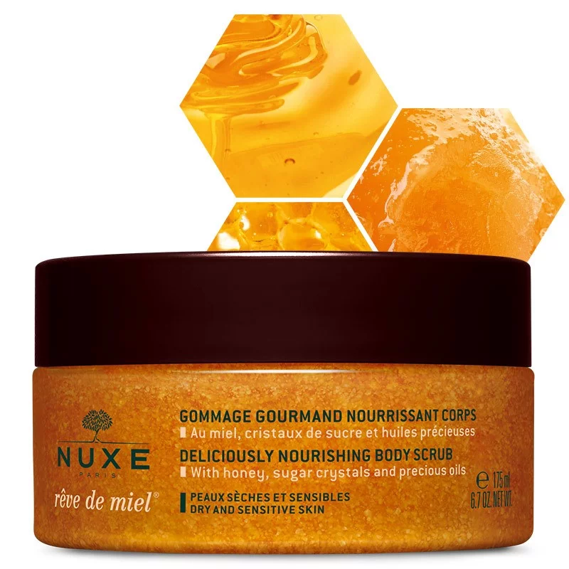 NUXE REVE DE MIEL GOMMAGE GOURMAND NOURRISSANT CORPS 175ML