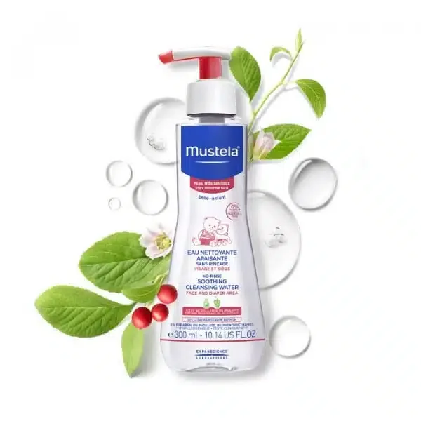 MUSTELA EAU NETTOYANTE APAISANTE PEAU TRES SENSIBLE 300ML