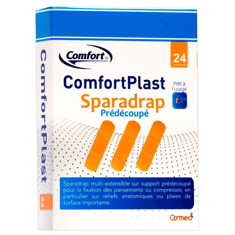 COMFORTPLAST 7CM*2CM SPARADRAP PREDECOUPE BOITE DE 100
