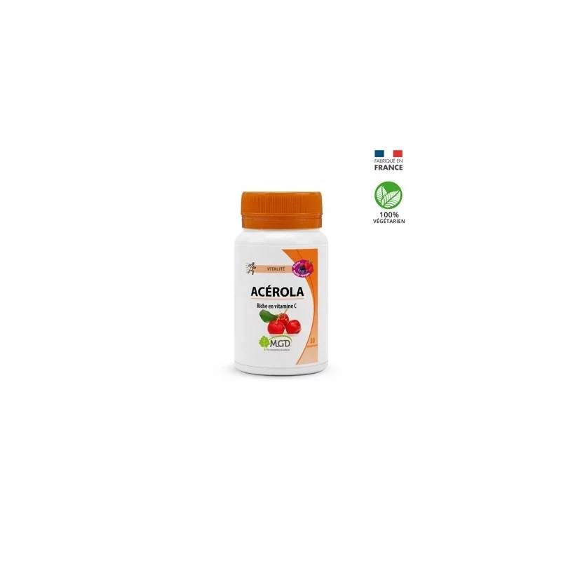 MGD ACEROLA AROME FRUITS ROUGES BOITE DE 30 COMPRIMES
