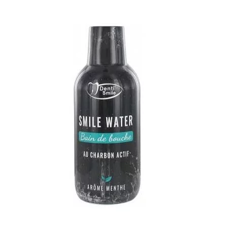 DENTI SMILE BAIN DE BOUCHE SMILE WATER AU CHARBON ACTIF MENTHE 300ML