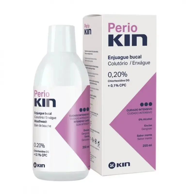 PERIO KIN BAINE DE BOUCHE 0.20% CHLORHEXIDINE DG + 0.1% CPC SOIN INTENSIF 250ML