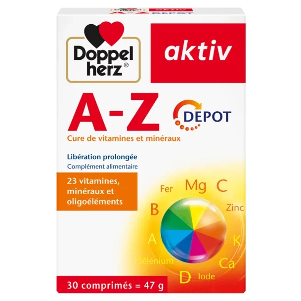 DOPPEL HERZ A-Z DEPOT BOITE DE 30 COMPRIMES