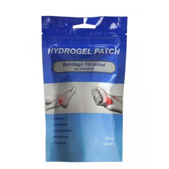HYDROGEL BANDAGE ALCOOLISE AU MENTHOL 7.5CM*2M