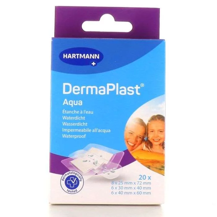 HARTMANN DERMAPLAST AQUA 8*25MM BOITE DE 20