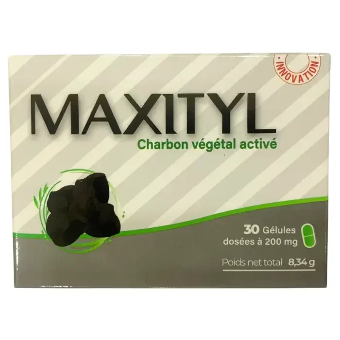 MAXITYL CHARBON VEGETAL ACTIVE BOITE DE 60 GELULES