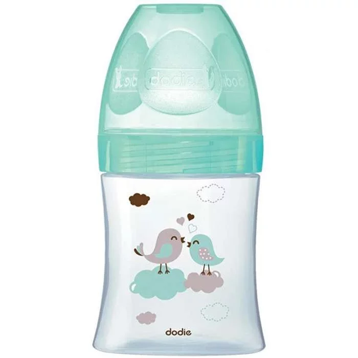 DODIE BIBERON ANTI-COLIQUE VERRE TETINE ROND 3 VITESSES 0-6MOIS +150ML