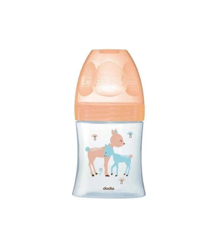 DODIE BIBERON SENTATION+ VERRE BEIGE BICHE TETINE PLATE D1 0-6MOIS 150ML