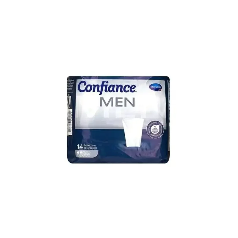 HARTMANN CONFIANCE MEN ABSORPTION 2 BOITE DE 14 REFERENCE 242116
