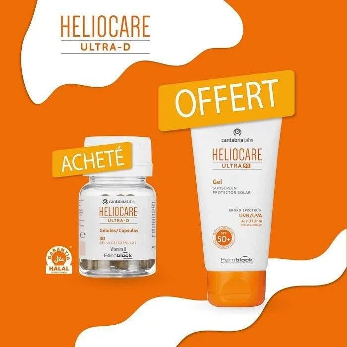 HELIOCARE ULTRA-D B30 CAPSULES + HELIOCARE ULTRA 90 GEL SPF50 50ML