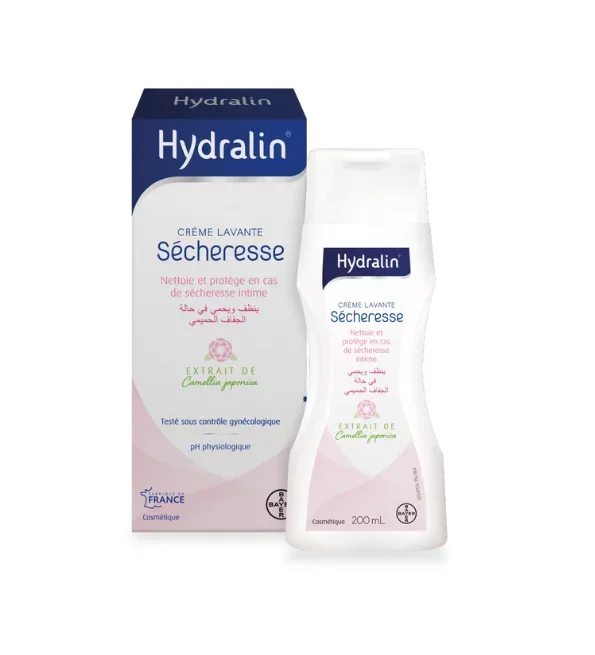 HYDRALIN CRÈME LAVANTE INTIME SÉCHERESSE EXTRAIT DE CAMELLIA JAPONICA 200ML
