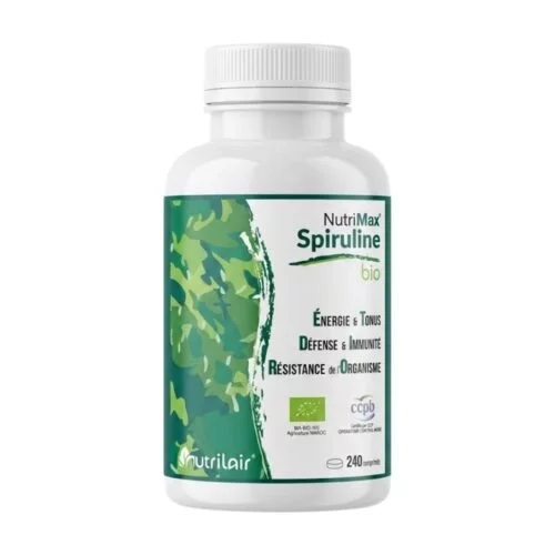 NUTRIMAX SPIRULINE BIO 120G BOITE DE 240 COMPRIMES