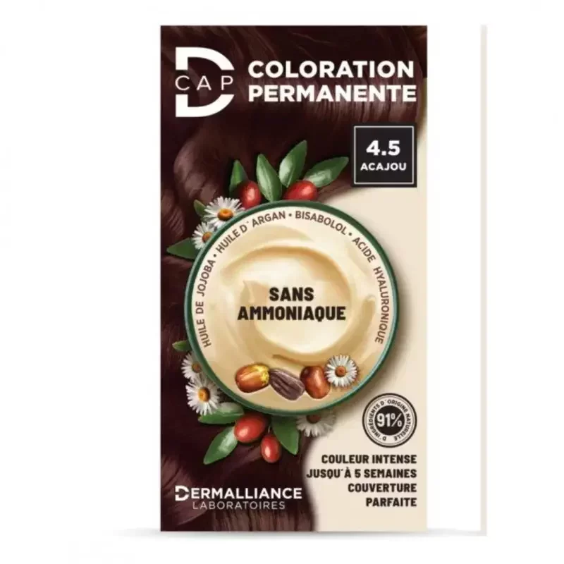 D-CAP COLORATION PERMANENTE NUMERO 4.5 ACAJOU