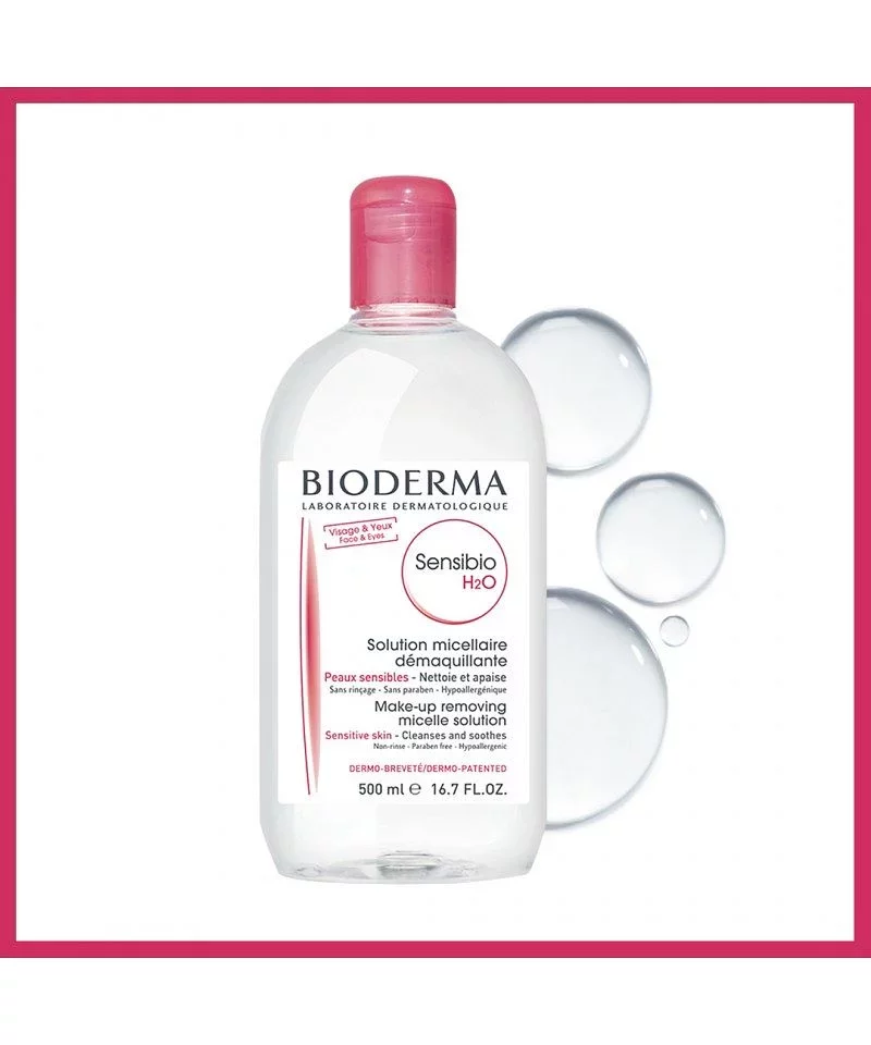 BIODERMA SENSIBIO H2O SOLUTION MICELLAIRE 500ML