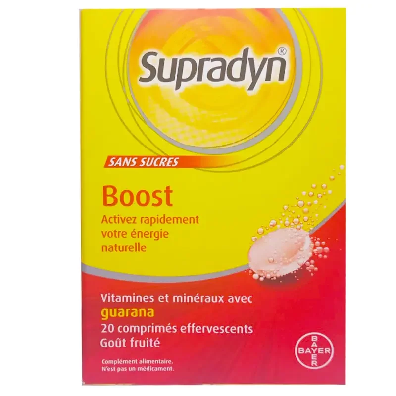 SUPRADYN BOOST B20 COMPRIMES EFFERVESCENTS